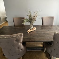 Dining Table - 6 Chairs