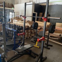 Brand New Half Rack Combo