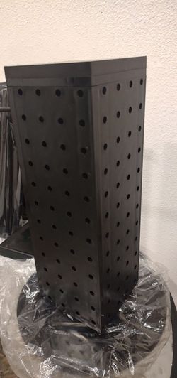 Table top pegboard stand