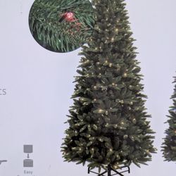 9' Feet's Pre-lit Xmas Tree 550 Color Changing LED Lights