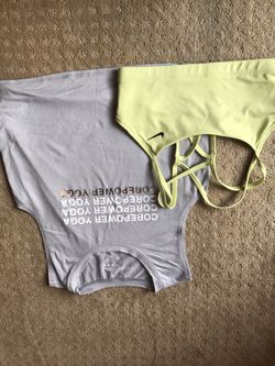 Top and Nike sport bra set