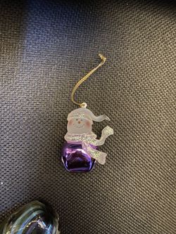 SNOWMAN BELL ORNAMENTS !!!