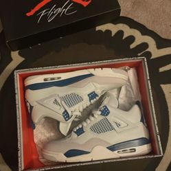 Jordan 4 Military Blue Sz 10