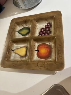 Beautiful  Square Tray 14”x 14