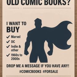 Attention Comic Book Fans! 🦸‍♂️📚

Have a stash of old comics tucked away in your attic or closet? Don’t let them go to waste! 