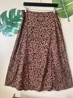 Leopard Print Skirt
