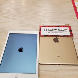 Apple iPad Mini 4 LTE And Wifi - $1 DOWN TODAY, NO CREDIT NEEDED