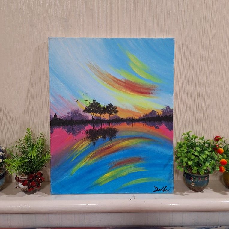 Painting "Colors on the Lake"
