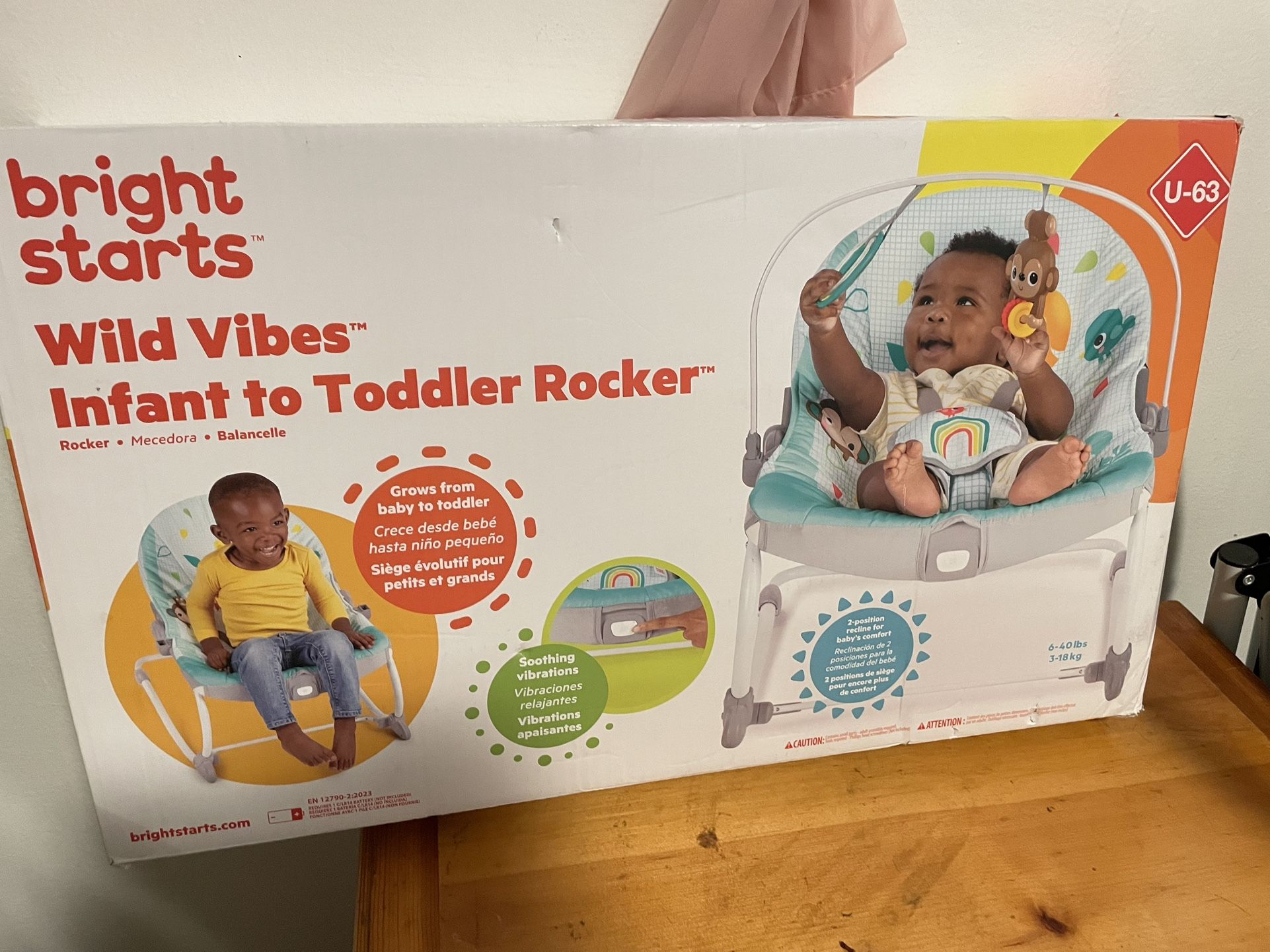 Bright Starts Infant To Toddler Rocker