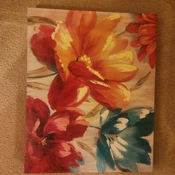 20 X 15 canvas flower picture