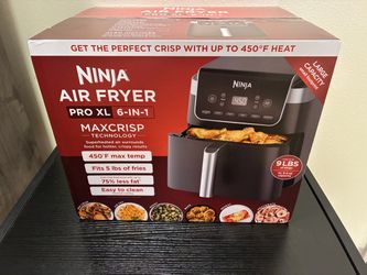 BNIB Ninja Air Fryer Pro XL 6-in-1 (6.5 Qt) - Factory Sealed