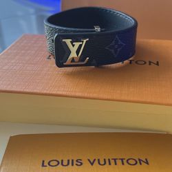 LV Slim Bracelet Black/Grey