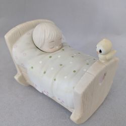 Precious Moments Baby Cradle Vintage 