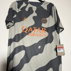 Nike Air Jordan x PSG Soccer Jersey Size Large Men New 