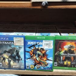 Xbox PS4 Games $10 A Piece