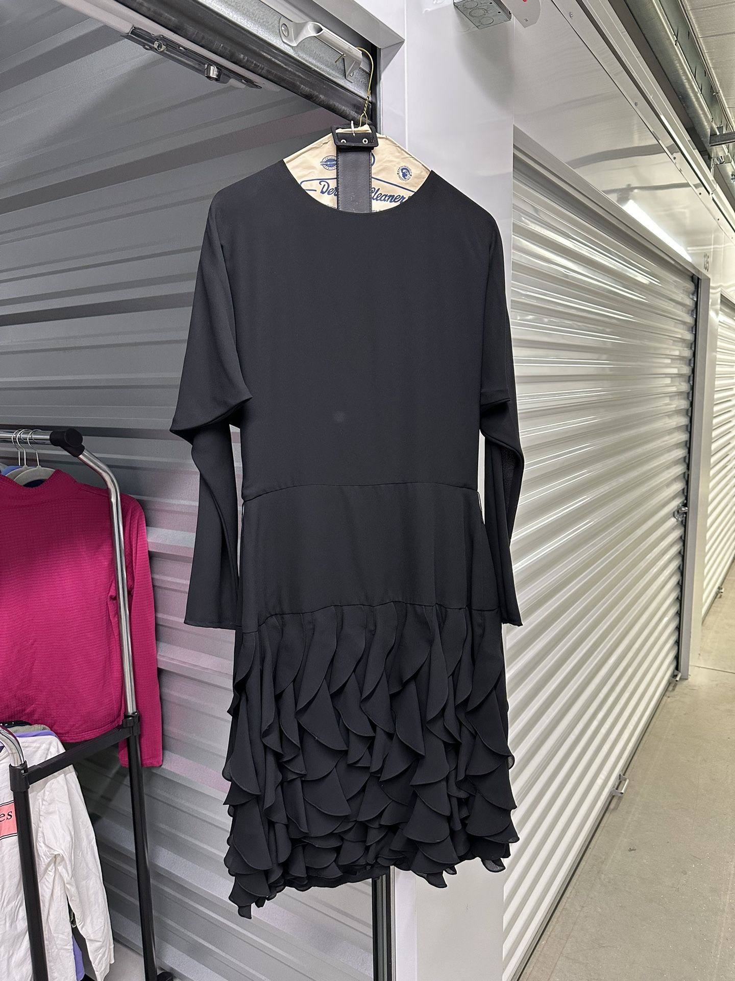 Lauren Alexandra Long Sleeve Layered Skirt Dress Size Women's 14