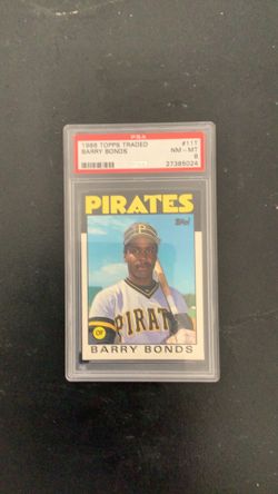 1986 Topps traded Barry Bonds # 11T PSA NM-MT 8