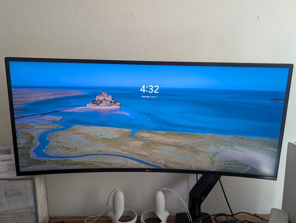 LG Gaming Monitor, 3440x1440, 144 Hz