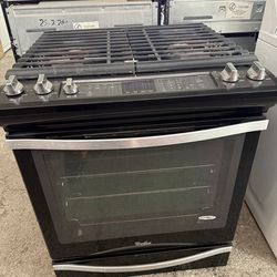 Whirlpool 5 burners gas range stove