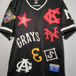 Negro League Baseball Allover Jersey Men's Small Ebbets Field Replica No Tags