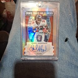 2024 Panini - Totally Certified  - Signed, Sealed, And Delivered Insert *Jamal Anderson  Auto