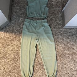 Shein mint lady's set