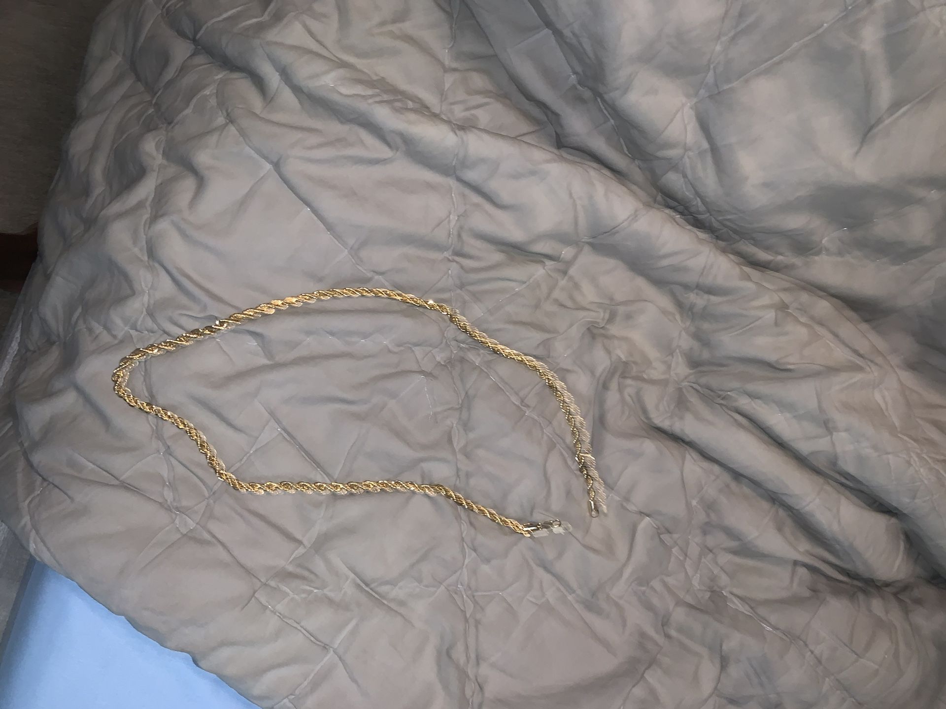 26 Inch All Gold Chain 