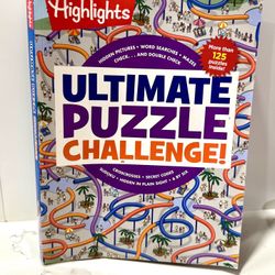📘 Highlights Ultimate Puzzle Challenge! (125+ Puzzles) Paperback