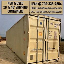 20' & 40' Shipping Containers For Sale!
