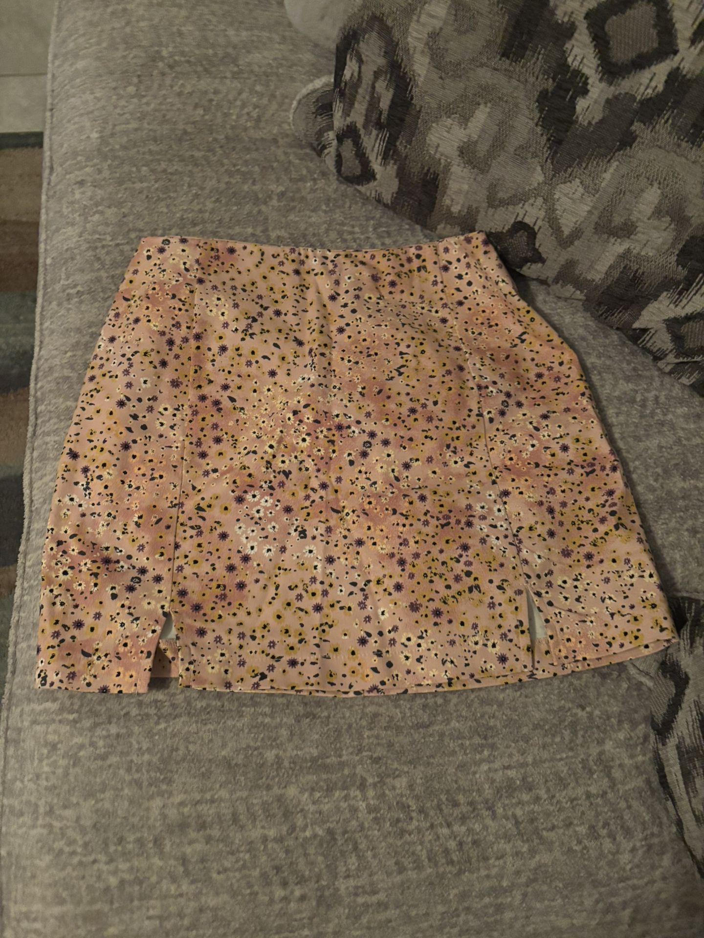Floral Mini Skirt Size 7