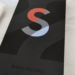 Samsung Galaxy S22 Ultra New Empty Box