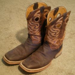 Justin 11.5D Men's Caddo Stone Cowboy Boots 11 1/2 D

 

