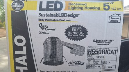 LED 5" RECESSED LIGHTING HOUSING 6 PACK