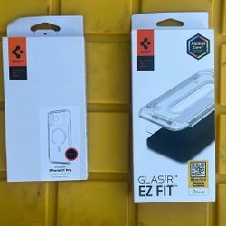 Spigen AluminaCore Tempered Glass Screen Protector designed for iPhone 17 Pro | iPhone 17 