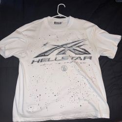 White hellstar Tee size small