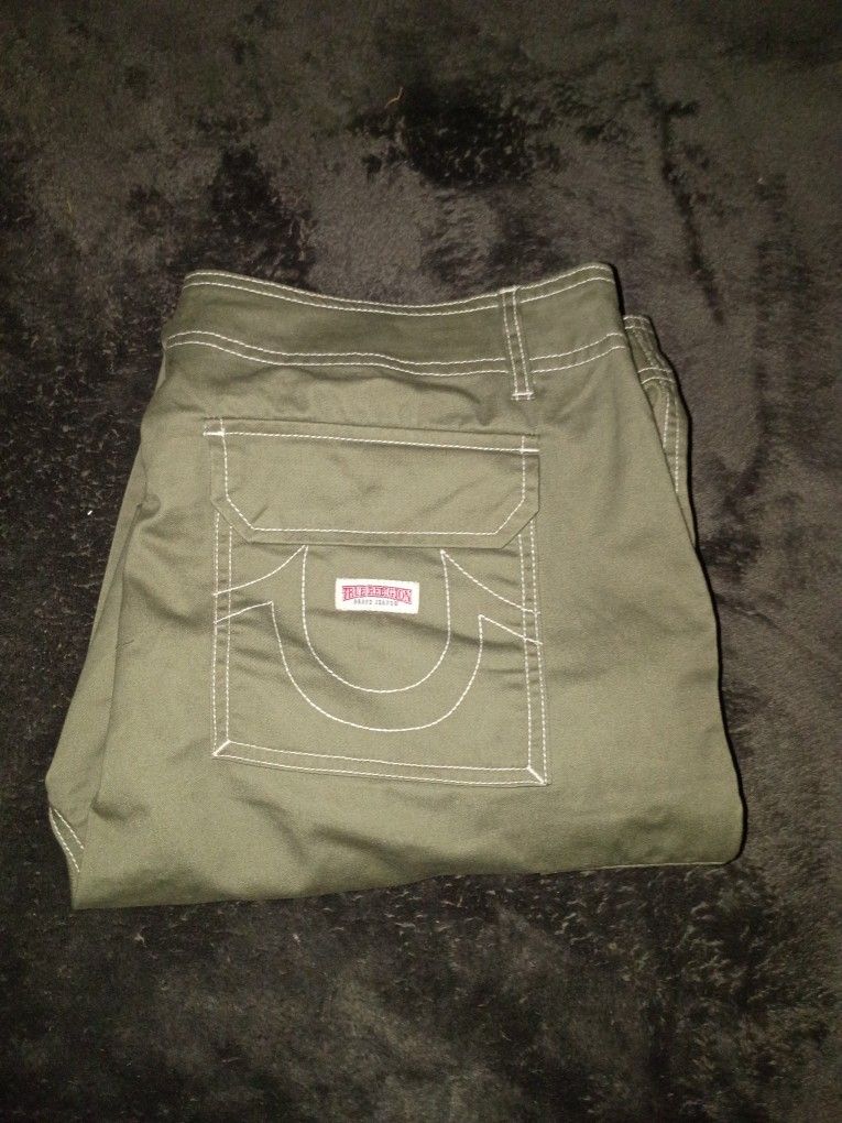 True Religion Cargo Pants Baggy Never Worn