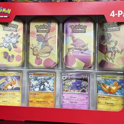 Pokemon 4 Pack Tin 