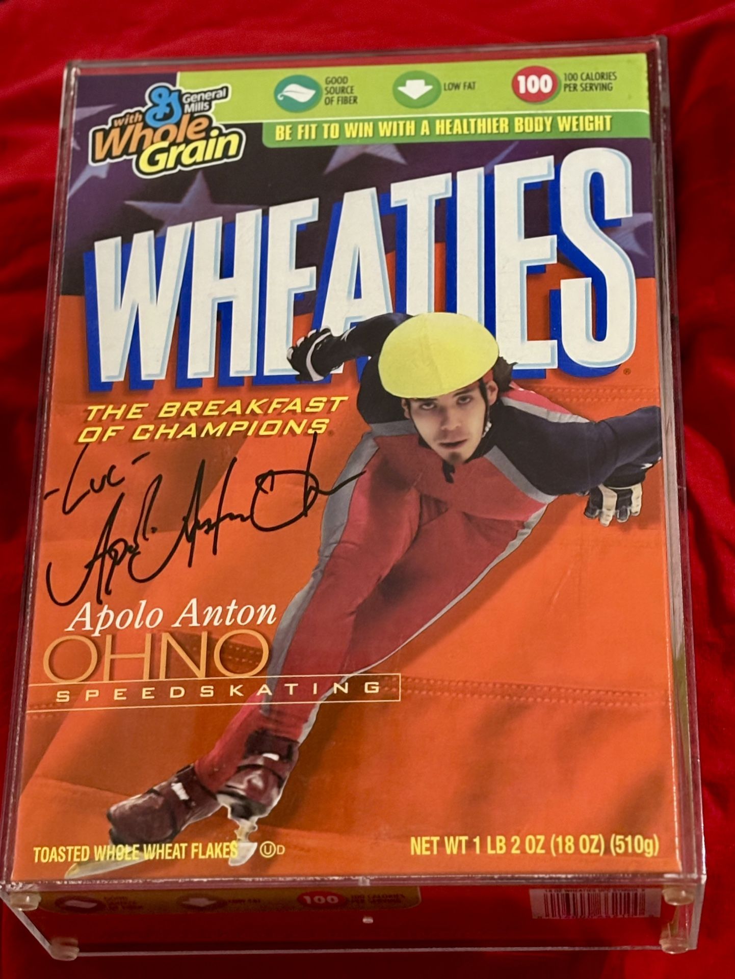 Wheaties- Apolo Anton Ohno autographed Edition