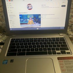 Toshiba Chrome Laptop 