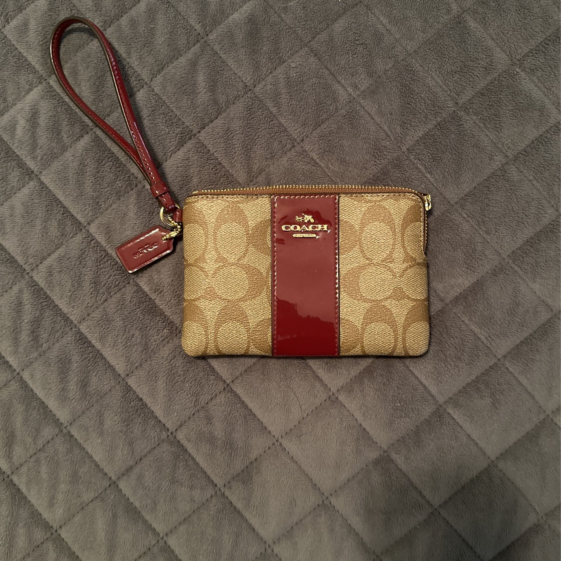 Coach Zip Wristlet Hand Wallet