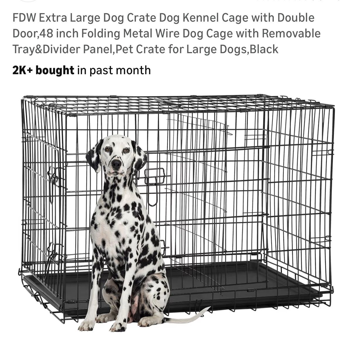 Dog Crate 48inch