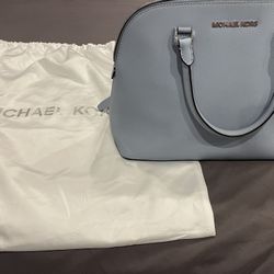 Michael Kors Light Blue Medium Sized Crossbody 