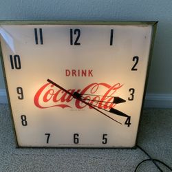 1950’s PAM Coca Cola Clock - Lighted