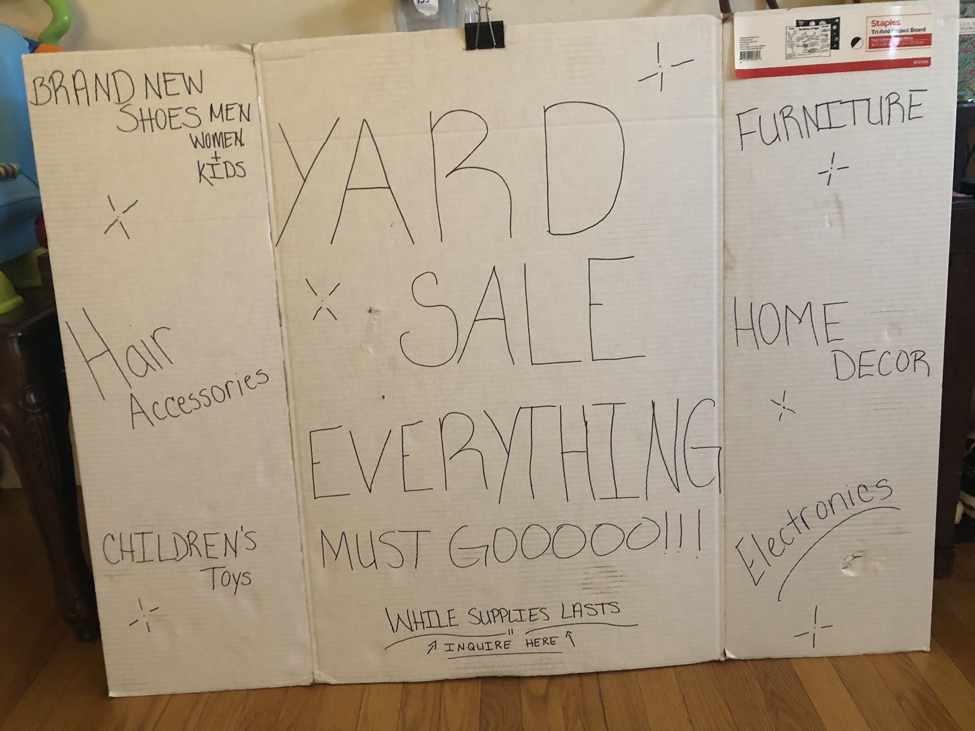Brand New Shoes, Clothes And Household Items
