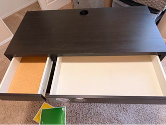 Desk ikea black