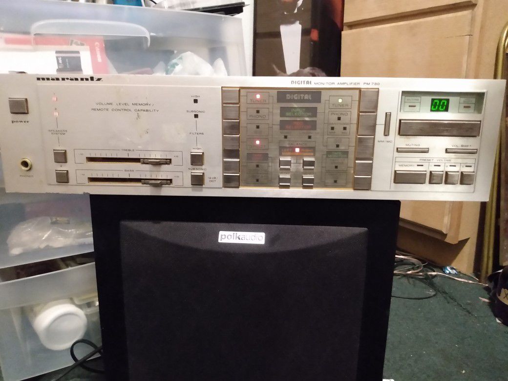 Vintage Marantz PM730 Digital Monitor Amplifier