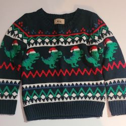 Kids Rex Christmas Sweater Size 3T- Maximus Rex