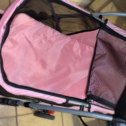 Pink Double Dog Stroller 