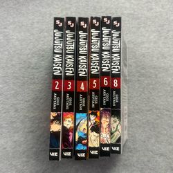 Jujutsu Kaisen Manga Lot 2-6, 8