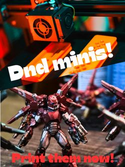 Dnd minis custom figures (read description) dungeon and dragons 3d print